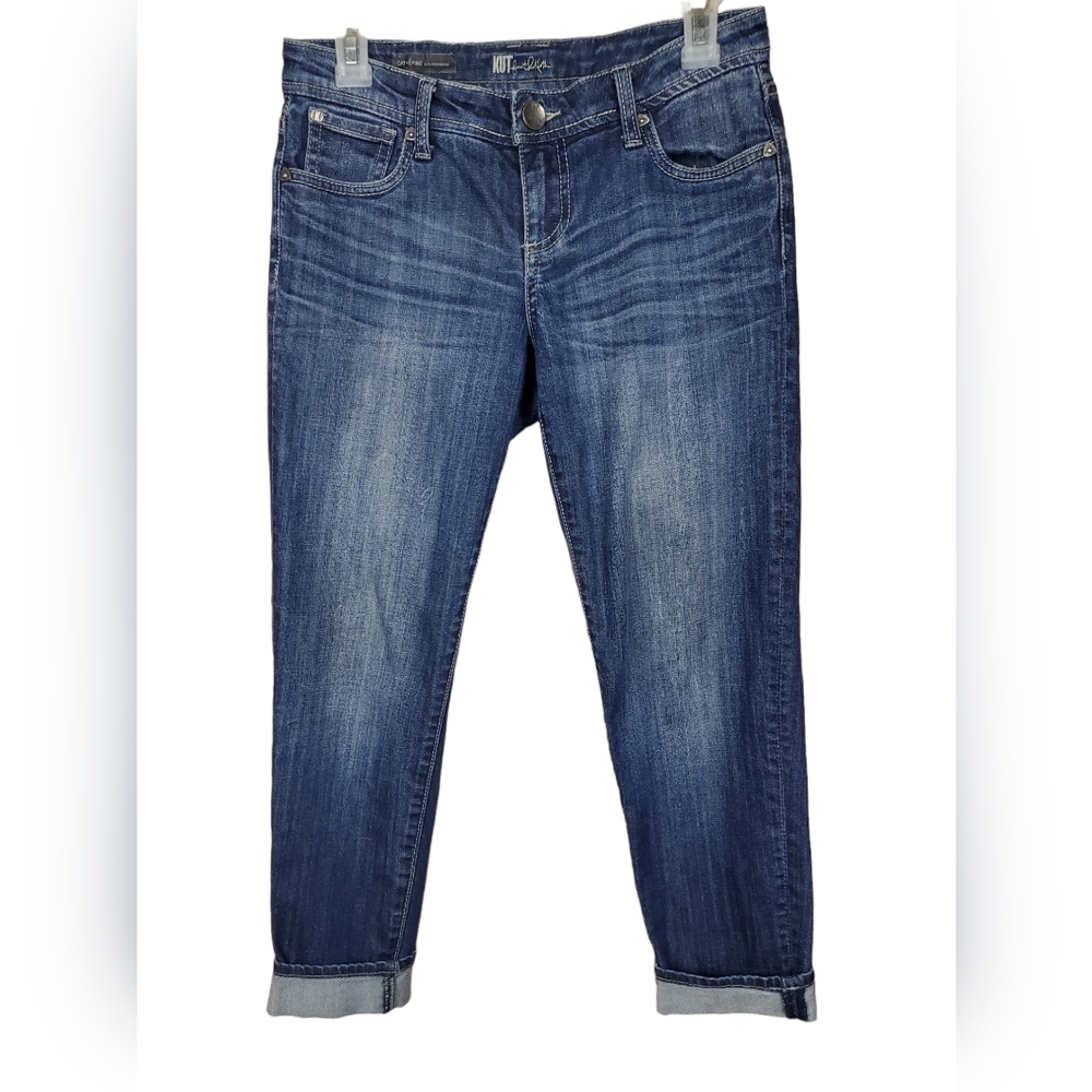 Kut from the Kloth Womens Jeans Sz 2 Catherine Boyfriend Stretch Denim